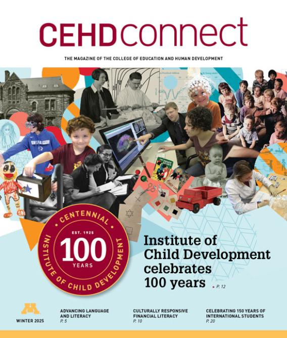 Cover of the CEHD Connect magazine