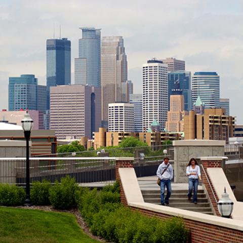 Minneapolis skyline picture of city